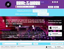 Tablet Screenshot of beatoftheweek.com
